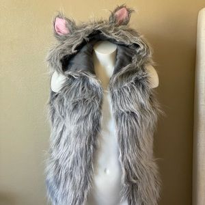 Wolf costume + extra ears & gloves for matching partner